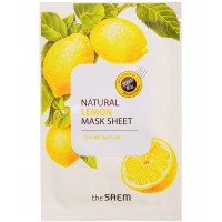 Маска на тканевой основе для лица N с экстрактом лимона The Saem Natural Lemon Mask Sheet 21мл