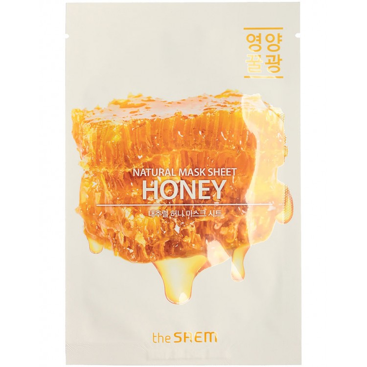 Маска на тканевой основе для лица N с экстрактом меда The Saem Natural Honey Mask Sheet 21мл