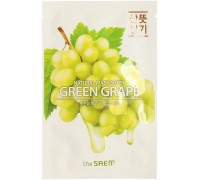 Маска на тканевой основе для лица N с экстрактом винограда The Saem Natural Green Grape Mask Sheet 21мл