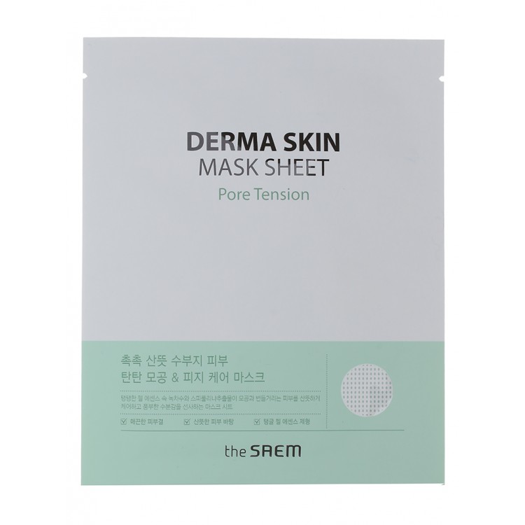 Маска тканевая The Saem Derma Skin Mask Sheet - Pore Tension 8806164171905