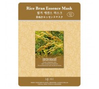 Маска тканевая для лица Рисовые отруби Mijin Rice Bran Essence Mask 23гр 8809220801761