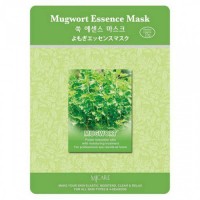 Маска тканевая для лица Полынь Mijin Mugwort Essence Mask 23гр