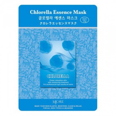 Маска тканевая для лица Хлорелла Mijin Chlorella Essence Mask 23гр