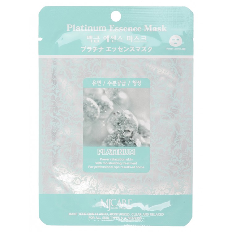 Маска тканевая для лица Платина Mijin Platinum Essence Mask 23гр 8809220804502