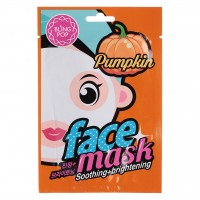 Маска для лица тканевая укрепляющая BLING POP Pumpkin Soothing & Brightening Mask 20мл