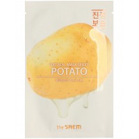 Маска на тканевой основе для лица с экстрактом картофеля The Saem Natural Potato Mask Sheet 21мл