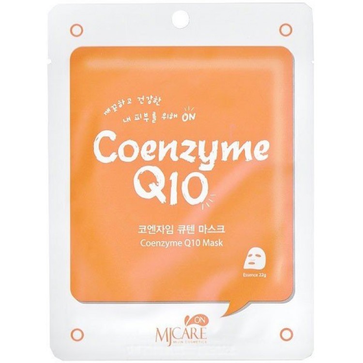 Маска тканевая Mijin Coenzyme Q10 mask pack с коэнзимом Q10 22гр купить