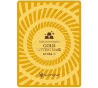 Маска тканевая для лица с золотом лифтинг-эффект Mijin Skin Planet GOLD LIFTING MASK 25гр