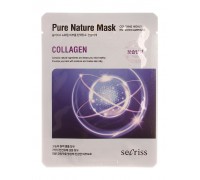 Маска на тканевой основе Anskin Secriss Pure Nature Mask Pack Collagen 25мл