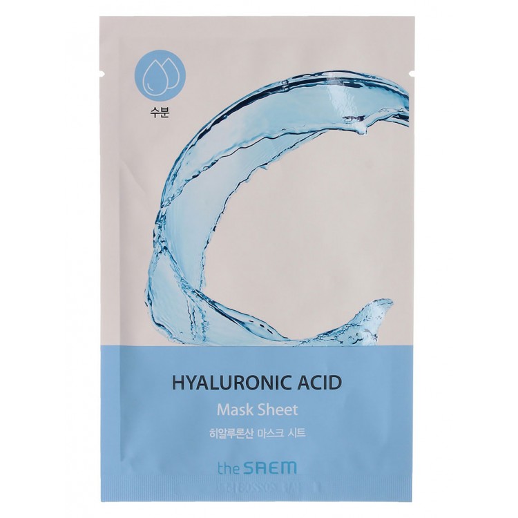 Маска на тканевой основе для лица The Saem BIO SOLUTION Hydrating Hyaluronic Acid Mask Sheet 20гр купить