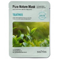 Маска для лица тканевая Anskin Secriss Pure Nature Mask Pack Teatree 25мл