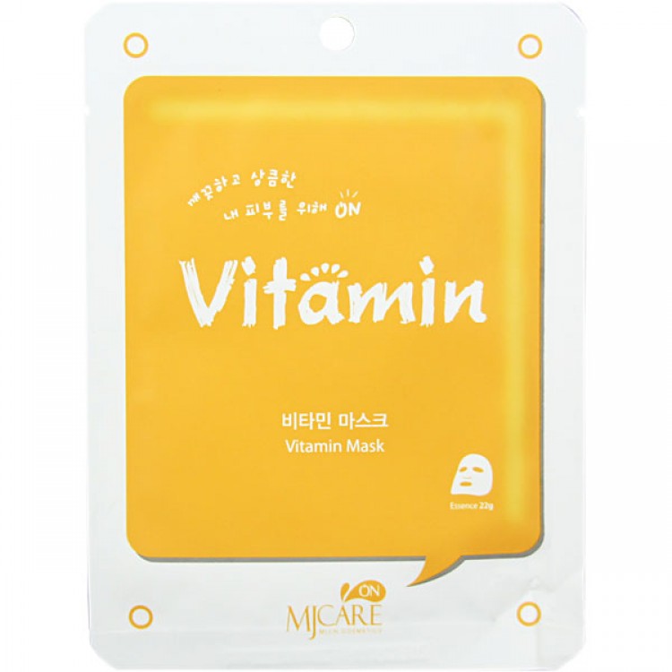 Тканевая маска для лица с витамином C Mijin Care Vitamin Mask купить