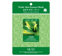 Маска тканевая для лица Алоэ Mijin Fresh Aloe Essence Mask 23гр