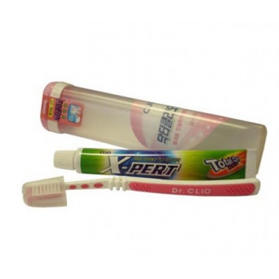 Набор зубная паста + щетка Clio Sens R + X-pert Toothpaste 1шт + 1шт